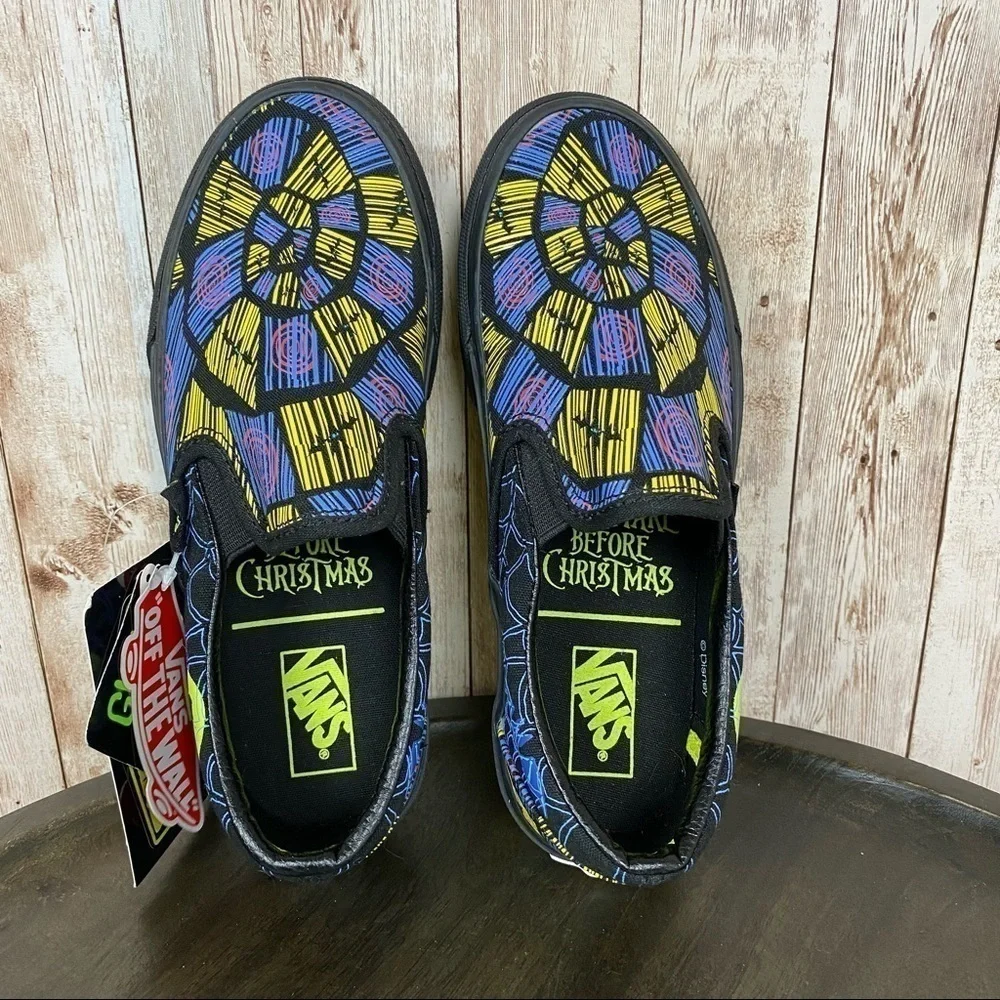 Vans x‎ Disney The Nightmare Before Christmas Classic Slip On Sneaker Size 5 Wmn